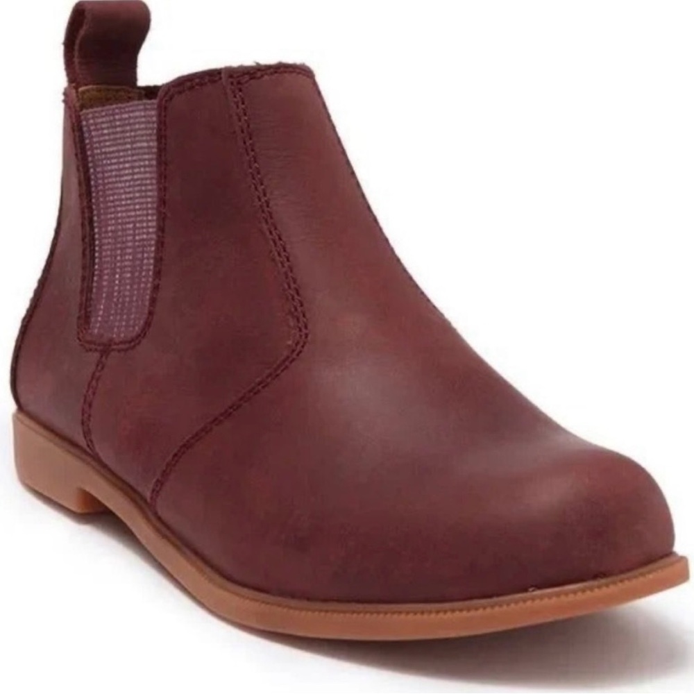 Kodiak Low-Rider Chelsea Burgundy Ankle Boots size 10